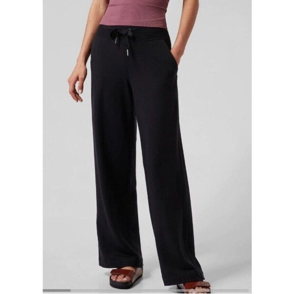 Athleta Pants - Athleta Balance Wide Leg Pants Black Size XS
